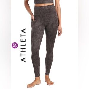 SALUTATION STASH POCKET II PRINTED TIGHT AVA BLACK size small